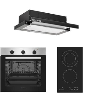 Σετ SILIFO SF6850BOI & SF6802HDV3 & SF6665 Φούρνος 83lt