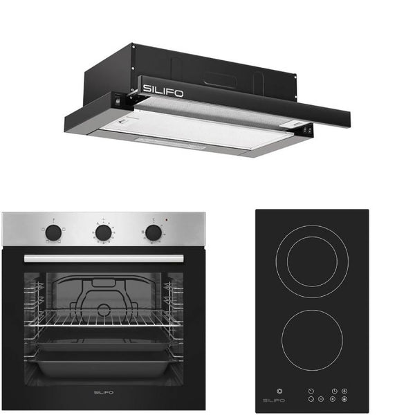 Σετ SILIFO SF6850BOI & SF6802HDV3 & SF6665 Φούρνος 83lt