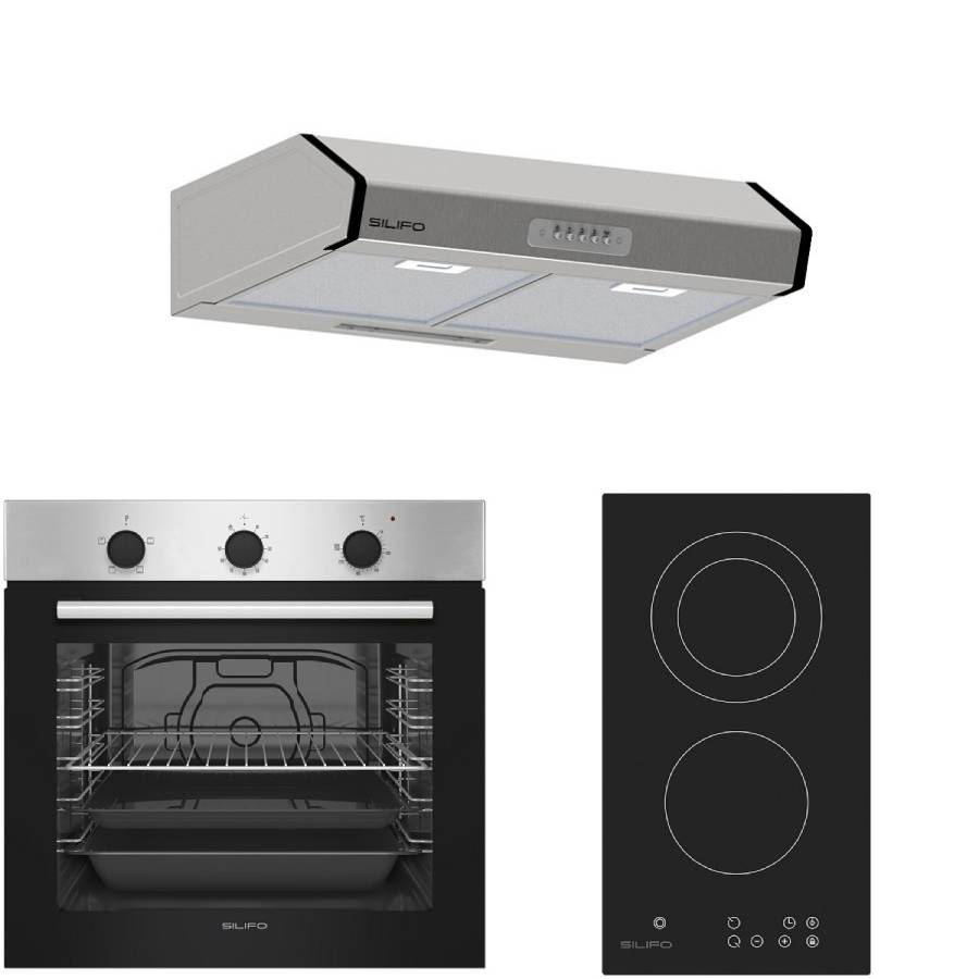 Σετ SILIFO SF6850BOI & SF6802HDV3 & SF6683 Φούρνος 83lt