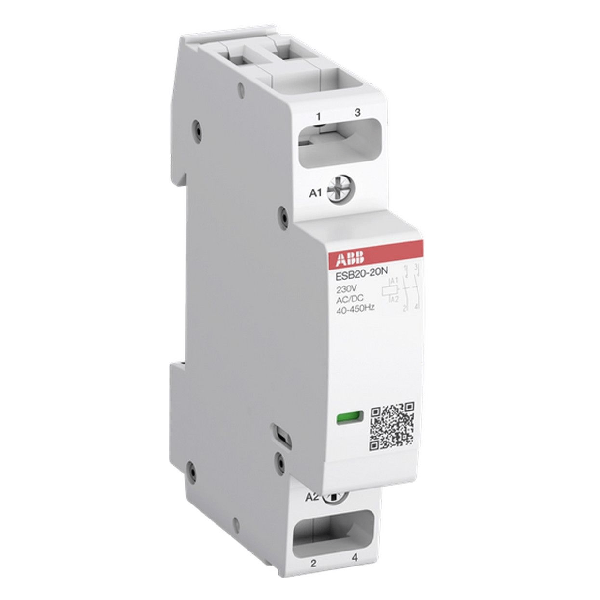 <h2>ABB ESB20-20N 230V AC/DC ΤΗ.ΔΙΑΚ.ΕΓΚΑΤ.</h2>
Παραδείγματα εφαρμογών που μπορούν να χρησιμοποιηθούν οι τηλεχειριζόμενοι διακόπτες ράγας είναι: έλεγχος σωμάτων θερμοσυσσωρευτών