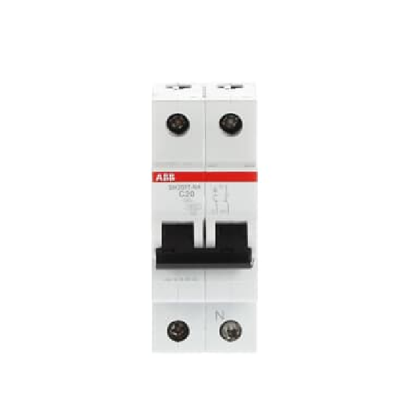 <h2>ABB SH201T-C20NA ΜΙΚΡΟΑΥΤΟΜΑΤΟΣ 2Χ20Α</h2>
Η σειρά μικροαυτομάτων SH200T ειναι κατάλληλοι για την προστασία οικιακών εγκαταστάσεων και εγκαταστάσεων φωτισμού.
<ul>
 	<li>Προστασία των κυκλωμάτων έναντι ρευμάτων βραχυκυκλώματος</li>
 	<li>Προστασία των κυκλωμάτων έναντι ρευμάτων υπερφόρτισης