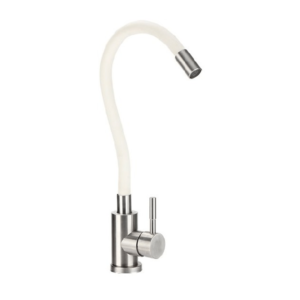 <h2>AXON RAINBOW ΜΠΑΤΑΡΙΑ ΚΟΥΖΙΝΑΣ ΣΠΑΣΤΗ ΛΕΥΚΗ</h2>Μοντέρνα ευκαμπτή μπαταρία νεροχύτη πάγκου