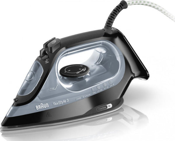 <h2>BRAUN TEXSTYLE SI3055BK ΑΤΜΟΣΙΔΕΡΟ 2400W</h2>
<h2 class="title section-title specs-section"><span class="content">Χαρακτηριστικά</span></h2>
<div class="specs-container content section">
<div class="spec-groups">
<div class="spec-details">
<h3>Γενικά</h3>
<dl>
 	<dt>Τύπος Πλάκας</dt>
 	<dd>Κεραμική</dd>
</dl>
<div class="tooltip-container explanation-icon-container light-theme right" role="presentation"></div>
<dl>
 	<dt>Ισχύς</dt>
 	<dd>2400 W</dd>
