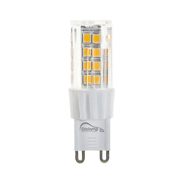 <div class="simple-description js-description-html">
<h2>DIOLAMP LED G9 5W 6000K 230V</h2>
</div>
<div class="rich-components"><section class="two-column">
<div class="column">
<div class="body-text">
<div class="spec-details">
<h3>Βασικά Χαρακτηριστικά</h3>
<dl>
 	<dt>Ισχύς</dt>
 	<dd>5 W</dd>
</dl>
<div class="tooltip-container        explanation-icon-container        light-theme                right" role="presentation"></div>
<dl>
 	<dt>Εφαρμογή</dt>
 	<dd>G9</dd>
</dl>
