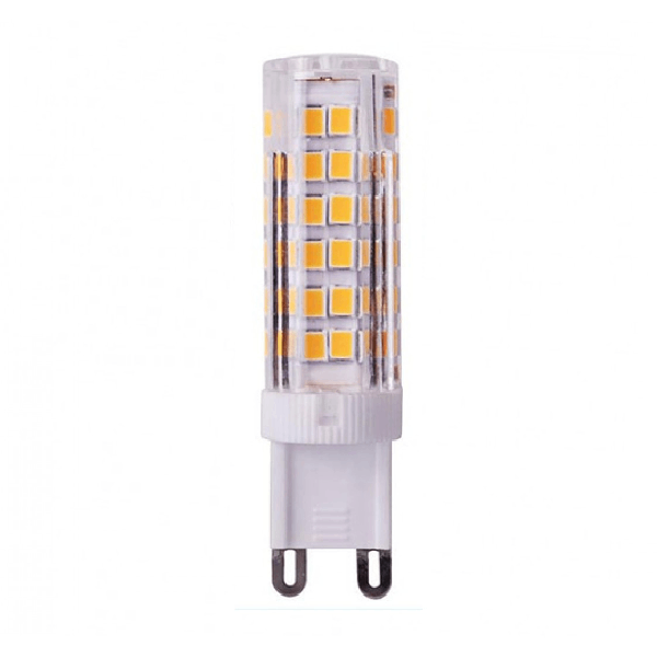 <h2>DIOLAMP LED G9 7W 6000K 230V</h2>
<ul>
 	<li><b>Ισχύς (W):</b> 7W</li>
 	<li><b>Τάση τροφοδοσίας (V):</b> 220-240V</li>
 	<li><b>Συχνότητα λειτουργίας (Hz):</b> 50/60 Hz</li>
 	<li><b>Στεγανότητα (IP):</b> IP20</li>
 	<li><b>Χρωματική απόδοση (Ra):</b> >80</li>
 	<li><b>Ενεργειακή κλάση:</b> Α</li>
 	<li><b>Ντουί Λαμπτήρα:</b> G9</li>
 	<li><b>Θερμοκρασία Χρώματος (K):</b> 6400K<