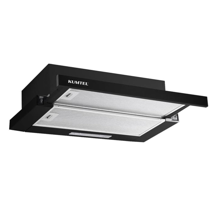 KUMTEL DS6-905A S Απορροφητήρας Συρόμενος 60cm Μαύρο