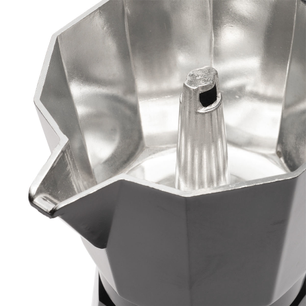 <h2>ESTIA 01-20644 ΜΠΡΙΚΙ ESPRESSO ΑΛΟΥΜΙΝΙΟΥ 150ML ΜΑΥΡΟ</h2>
<h2 class="title section-title specs-section"><span class="content">Χαρακτηριστικά</span></h2>
<div class="specs-container content section">
<div class="spec-groups">
<div class="spec-details">
<dl>
 	<dt>Χωρητικότητα</dt>
 	<dd>3 cups</dd>
</dl>
<dl>
 	<dt>Inox</dt>
 	<dd>Όχι</dd>
</dl>
<dl>
 	<dt>Χρώμα</dt>
 	<dd>Γκρι</dd>
</dl>
<dl>
 	<dt>Ηλεκτρικό</dt>
 	<dd>Όχι</dd>
</dl