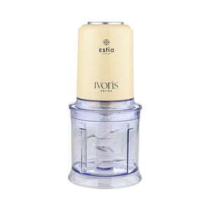 <h2>ESTIA IVORIS 06-19198 ΠΟΛΥΚΟΠΤΗΣ MULTI 400W ΜΕ ΔΟΧΕΙΟ 700ML ΜΠΕΖ</h2>
ΠΕΡΙΓΡΑΦΗ
ΧΑΡΑΚΤΗΡΙΣΤΙΚΑ
ΟΔΗΓΙΕΣ ΧΡΗΣΗΣ
ΟΓΚΟΜΕΤΡΙΚΑ ΣΤΟΙΧΕΙΑ
ΠΕΡΙΓΡΑΦΗ

Ο πολυκόπτης Ivoris είναι η ιδανική λύση για την γρήγορη και αποτελεσματική προετοιμασία φαγητού. Με ισχύ 400w και εξοπλισμένος με 6 ανοξείδωτες λεπίδες