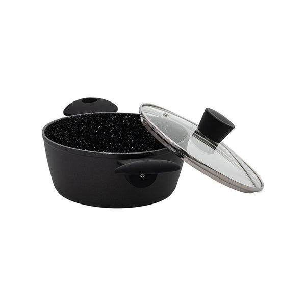 <h2>ESTIA MAGMA 01-6129 ΚΑΤΣΑΡΟΛΑ ΑΛΟΥΜΙΝΙΟΥ 20CM</h2>
Η κατσαρόλα της σειράς Magma από την εταιρεία Estia είναι κατασκευασμένη από <strong>πρεσσαριστό αλουμίνιο</strong> πάχους 3.0mm που προσφέρει ομοιόμορφη κατανομή της θερμοκρασίας για τέλειο ψήσιμο και γρήγορο μαγείρεμα. Επιπλέον