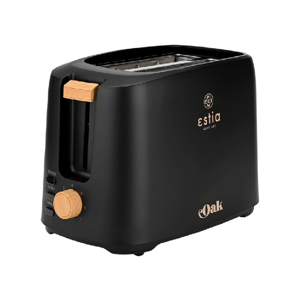 <h2>ESTIA OAK 06-24666 ΦΡΥΓΑΝΙΕΡΑ 2 ΘΕΣΕΩΝ 700W ΜΑΥΡΗ</h2>
<ul>
 	<li>Χρώμα:Μαυρο</li>
 	<li>Τύπος:Φρυγανιέρα</li>
 	<li>Αποθήκευση καλωδίου:Ναι</li>
 	<li>Βάση:Αντιολισθητική</li>
 	<li>Διαθέτει:Λειτουργία αναθέρμανσης & απόψυξης / Αποσπώμενο δίσκο για ψίχουλα / 7 επίπεδα ψησίματος</li>
 	<li>Ισχύς:700W</li>
 	<li>Συλλογή:Oak</li>
 	