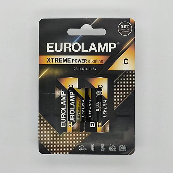 <h2>EUROLAMP 147-24122 ΜΠΑΤΑΡΙΑ XTREME C LR14 2TMX</h2>
<h2 class="title section-title specs-section"><span class="content">Χαρακτηριστικά</span></h2>
<div class="specs-container content section">
<div class="spec-groups">
<div class="spec-details">
<dl>
 	<dt>Μέγεθος</dt>
 	<dd>C</dd>
</dl>
<dl>
 	<dt>Voltage</dt>
 	<dd>1