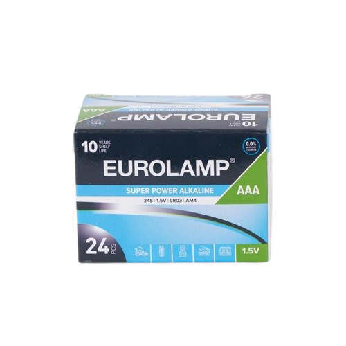 <h2>EUROLAMP 147-24162 ΜΠΑΤΑΡΙΑ ΑΛΚΑΛΙΚΗ AAA 24TMX</h2>
<ul class="properties">
 	<li><span class="property_lbl">Σειρά Προϊόντων:</span><span class="property_val">Super Power Alkaline</span></li>
 	<li><span class="property_lbl">Τάση Τροφοδοσίας (V):</span><span class="property_val">1