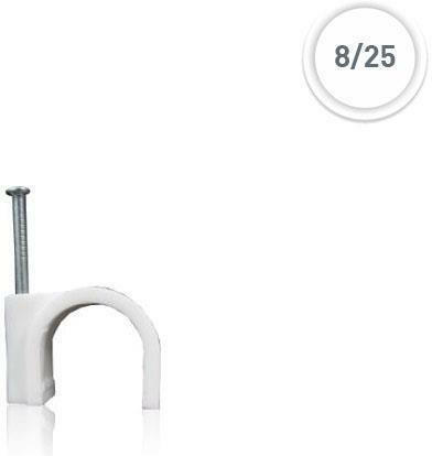 <h2>EUROLAMP 147-48003 ΡΟΚΑ 8/25 ΛΕΥΚΟ 100ΤΜΧ</h2>
<h3 class="product-code">Barcode: <span class="product-code-value">5206139067623</span></h3>
<ul class="properties">
 	<li><span class="property_lbl">Νούμερο Προϊόντος:</span><span class="property_val">CHR-8mm</span></li>
 	<li><span class="property_lbl">Χρώμα Προϊόντος:</span><span class="property_val">Λευκό/ White</span></li>
 	<li><span class="property_lbl">Ύψος:</span><span class="property_val">9