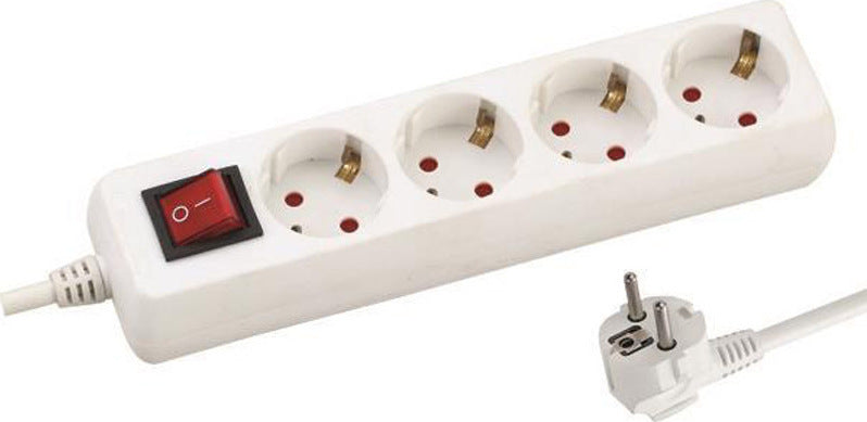 <h2>EUROLAMP 147-62212 ΠΟΛΥΠΡΙΖΟ 4 ΘΕΣΕΩΝ ΛΕΥΚΟ 1.5m</h2>
<ul class="properties">
 	<li><span class="property_lbl">Χρώμα Προϊόντος:</span><span class="property_val">Λευκό/ White</span></li>
 	<li><span class="property_lbl">Μήκος Καλωδίου:</span><span class="property_val">1