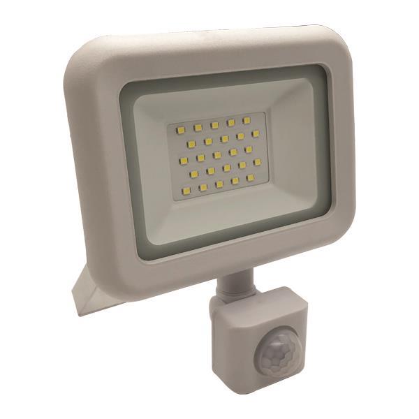 <h2>EUROLAMP 147-69654 ΠΡΟΒΟΛΕΑΣ LED 20W 4000K ΜΕ ΑΝΙΧΝΕΥΤΗ ΚΙΝΗΣΗΣ ΛΕΥΚΟΣ</h2>
<strong>Δυνατότητες</strong>

Έχει συνολική ισχύ στα 20 Watt και μπορεί να καλύψει τις ανάγκες φωτισμού μίας περιοχής 10 έως 20 τετραγωνικών μέτρων. Είναι κατάλληλος για φωτισμό μικρών εξωτερικών χώρων