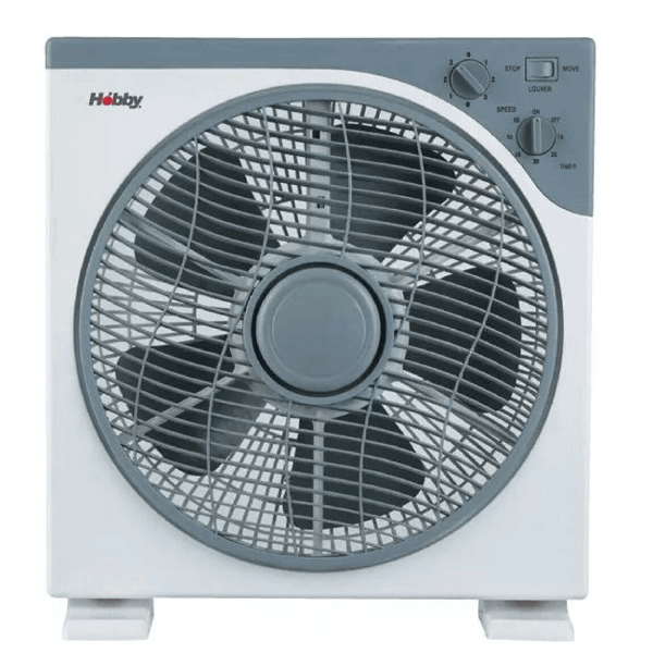 <h2>HOBBY ΗBF-80572 ΑΝΕΜΙΣΤΗΡΑΣ BOX FAN 40W ΔΙΑΜΕΤΡΟΥ 30CM</h2>
<section class="one-column">
<h2>Box fan</h2>
<div class="body-text">

Το box fan της εταιρείας Hobby διαθέτει ελαφρύ σχεδιασμό και μπορεί να καλύψει κάθε ανάγκη. Ο ανεμιστήρας βρίσκεται μέσα σε πλαίσιο και ο αέρας δροσίζει προς μια κατεύθυνση