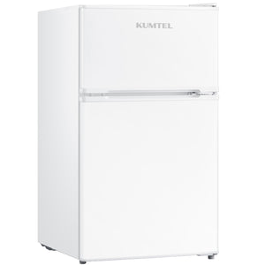 KUMTEL HTMF-90EW Ψυγείο Δίπορτο Λευκό 85x47x50.5