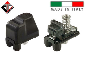<h2>ITALTECNICA 107108 ΠΙΕΖΟΣΤΑΤΗΣ PM/5 ΘΥΛΗΚΟΣ</h2>
<strong>Ρύθμιση</strong>

Στο εσωτερικό του πιεζοστάτη υπάρχουν <strong>δύο ελατήρια</strong> με παξιμάδια. Ένα μεγάλο και ένα μικρό.
<ul>
 	<li>Το <strong>μεγάλο ελατήριο</strong> ρυθμίζει την πίεση εκκίνησης της αντλίας. Όσο το βιδώνουμε το παξιμάδι τόσο αυξάνουμε 