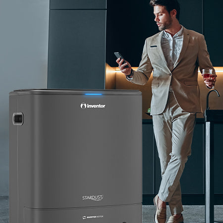 <h2>INVENTOR STARDUST SD-IONINV-20LT ΑΦΥΓΡΑΝΤΗΡΑΣ ΜΕ ΣΥΜΠΙΕΣΤΗ ΙΟΝΙΣΤΗ ΚΑΙ WI-FI 20LT</h2>
<h2>Ο 1ος με Inverter Μοτέρ στον Ανεμιστήρα</h2>
Ο Stardust έρχεται να αλλάξει τα δεδομένα στην ατμόσφαιρα του σπιτιού σας