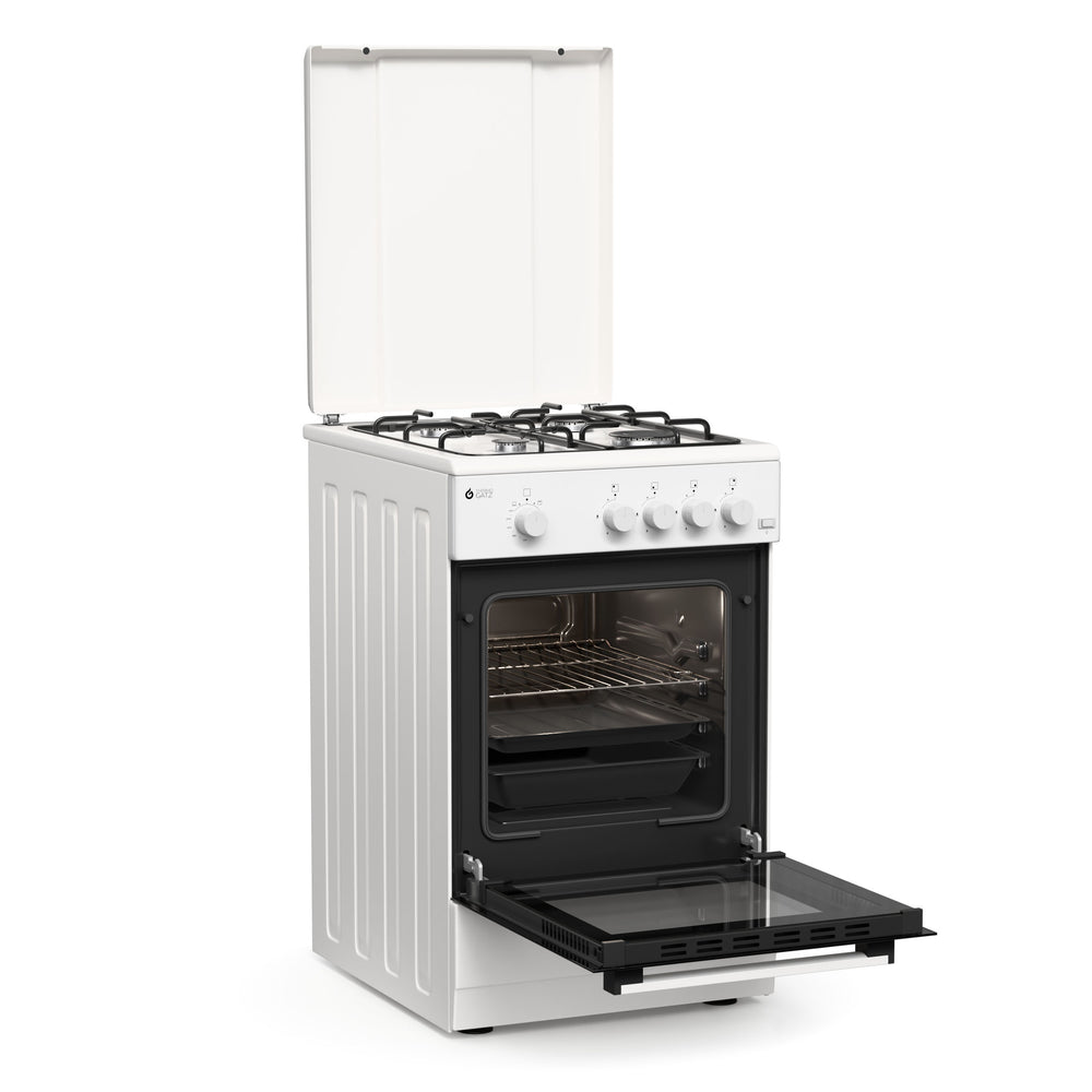 <h2>ΚΟΥΖΙΝΑ ΑΕΡΙΟΥ TGS 151 WH</h2>
<h3>2 Τρόποι Ψησίματος</h3>
Κάτω καυστήρας
Γκριλ
<h4>Συμπεριλαμβάνονται</h4>
1 Ταψί εμαγιέ βαθύ
1 Ταψί εμαγιέ ρηχό
1 Σχάρα χρωμίου
Μπεκ εναλλαγής αερίου (φυσικό αέριο - υγραέριο)
Πόδια ρυθμιζόμενα καθ'ύψος

<span data-mce-mark="1">*Απαιτείται σύνδεση με ηλεκτρικό ρεύμα</span>

<