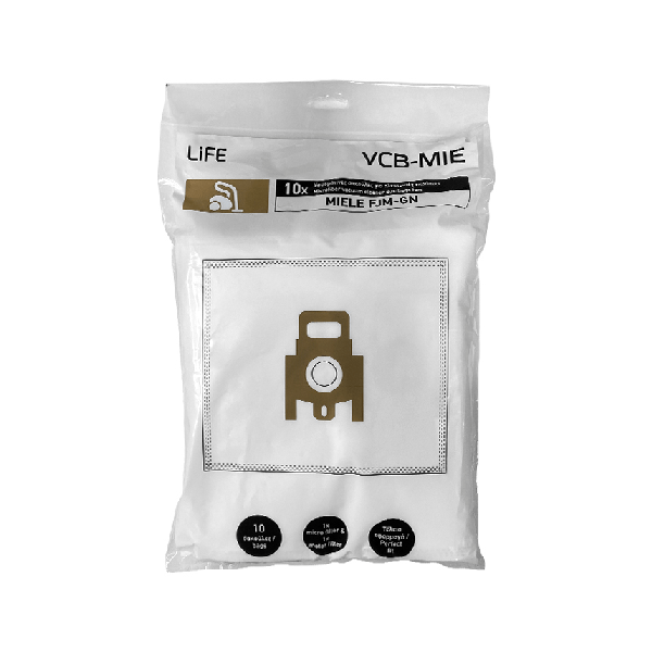 <h2>LIFE VCB-MIE ΣΑΚΟΥΛΕΣ ΣΚΟΥΠΑΣ 10ΤΜΧ ΣΥΜΒΑΤΗ ΜΕ ΣΚΟΥΠΑ MIELE</h2><h2 class="title section-title specs-section"><span class="content">Χαρακτηριστικά</span></h2>
<div class="specs-container content section">
<div class="spec-groups">
<div class="spec-details">
<dl>
 	<dt>Συμβατότητα</dt>
 	<dd>Miele</dd>
</dl>
<dl>
 	<dt>Ποσότητα</dt>
 	<dd>10 τμχ</dd>
</dl>
</div>
</div>
</div>