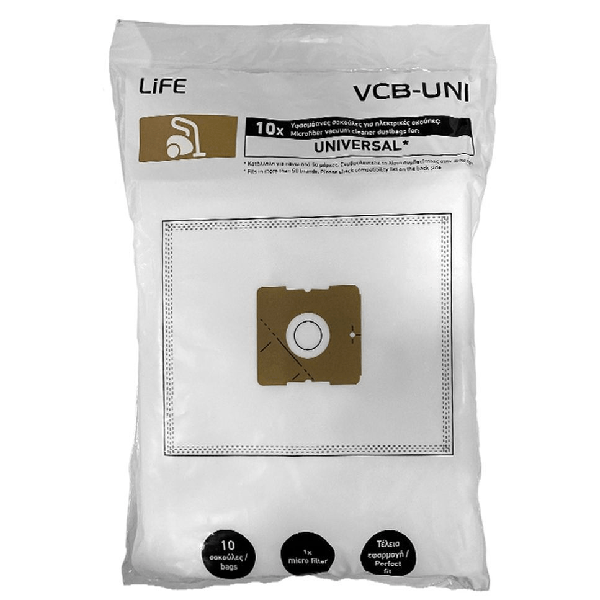 <h2>LIFE VCB-UNI ΣΑΚΟΥΛΕΣ 10ΤΜΧ</h2>
<h2>UNIVERSAL</h2>
<h2>ΣΥΜΒΑΤΗ ΓΙΑ ΔΙΑΦΟΡΕΣ ΣΚΟΥΠΕΣ</h2><h2 class="title section-title specs-section"><span class="content">Χαρακτηριστικά</span></h2>
<div class="specs-container content section">
<div class="spec-groups">
<div class="spec-details">
<dl>
 	<dt>Συμβατότητα</dt>
 	<dd>Universal</dd>
</dl>
<dl>
 	<dt>Ποσότητα</dt>
 	<dd>10 τμχ</dd>
</dl>
</div>
</div>
</div>