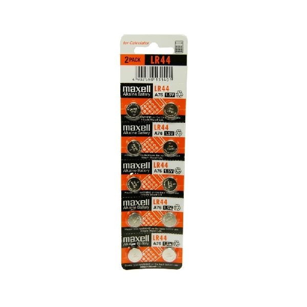 <h2>MAXELL LR44M ΜΠΑΤΑΡΙΑ ΛΙΘΙΟΥ 10ΤΜΧ</h2>
<h2 class="title section-title specs-section"><span class="content">Χαρακτηριστικά</span></h2>
<div class="specs-container content section">
<div class="spec-groups">
<div class="spec-details">
<dl>
 	<dt>Τύπος</dt>
 	<dd>Αλκαλική</dd>
</dl>
<dl>
 	<dt>Μέγεθος</dt>
 	<dd>LR44</dd>
</dl>
<dl>
 	<dt>Voltage</dt>
 	<dd>1