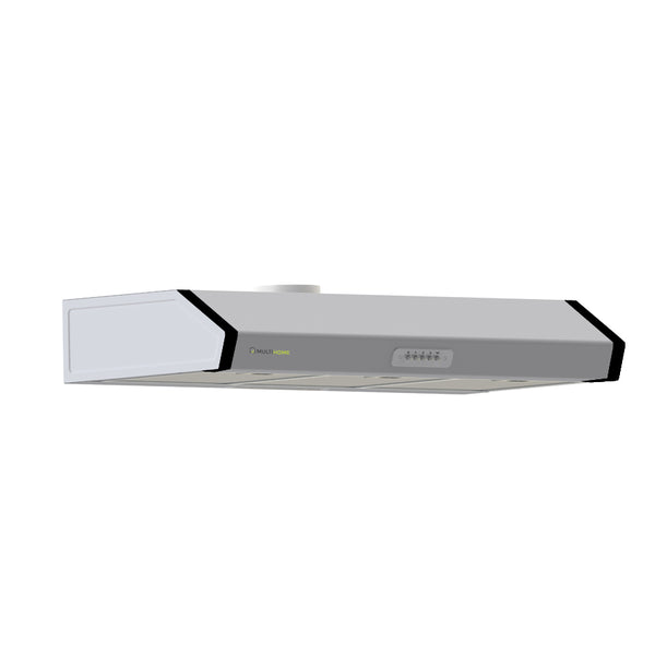 MULTIHOME MH-6686 Απορροφητήρας Ελεύθερος 90cm Inox 2 Μοτέρ