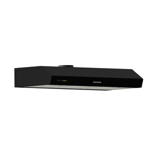 MULTIHOME MH-6685 Απορροφητήρας Ελεύθερος 90cm Μαύρο 2 Μοτέρ