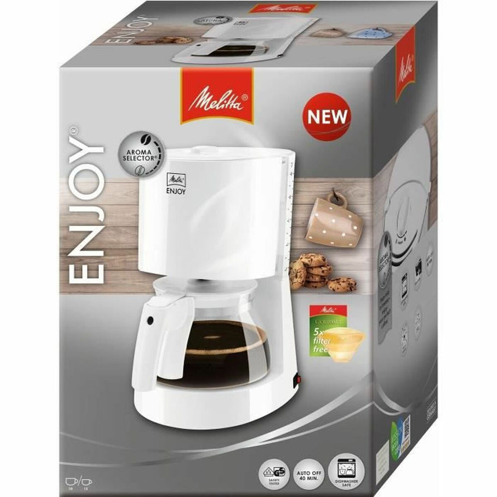<h2>MELITTA ENJOY 1017-04 TOP GLASS ΚΑΦΕΤΙΕΡΑ ΦΙΛΤΡΟΥ 1000W</h2>
Με την ENJOY® απλώς απολαμβάνετε περισσότερο τον καφέ σας: μοντέρνα σχεδίαση