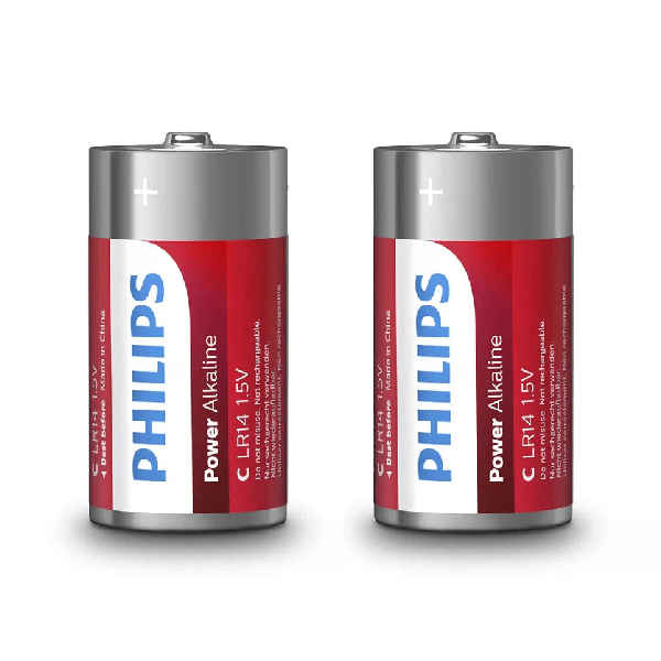 <h2>PHILIPS LR14P2B POWER ALKALINE ΜΠΑΤΑΡΙΑ CR14 1