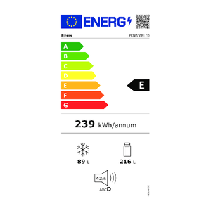 <h2>PITSOS PKNB36NLE0 ΨΥΓΕΙΟΚΑΤΑΨΥΚΤΗΣ 305LT TOTAL NOFROST Υ186XΠ60XΒ66ΕΚ. INOX</h2>
<section class="one-column">
<h2>Full NoFrost: ποτέ πια απόψυξη</h2>
<div class="body-text">

Χάρη στη σωστή σχεδίαση της ροής του αέρα