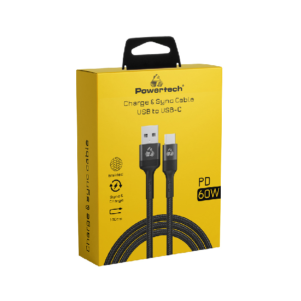 <h2>POWERTECH PTR-0128 BRAIDED USB 2.0 TO USB-C CABLE 60W ΜΑΥΡΟ 1M</h2>
<h2 class="title section-title specs-section"><span class="content">Χαρακτηριστικά</span></h2>
<div class="specs-container content section">
<div class="spec-groups">
<div class="spec-details">
<dl>
 	<dt>Τύπος</dt>
 	<dd>Braided</dd>
</dl>
<dl>
 	<dt>Πρότυπο USB</dt>
 	<dd>USB 3.0</dd>
</dl>
<dl>
 	<dt>Ακροδέκτης B</dt>
 	<dd>USB-A</dd>
</dl>
<dl>
 	<dt>Μήκος</dt>
 	<dd>1 m</dd>
</dl>
<dl>
