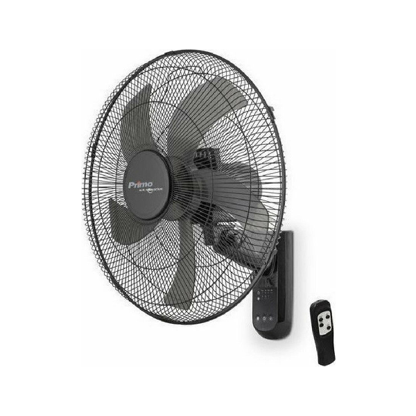 <h2>PRIMO 15833R ΑΝΕΜΙΣΤΗΡΑΣ ΤΟΙΧΟΥ 65W ΔΙΑΜΕΤΡΟΥ 45CM ΜΕ ΤΗΛΕΧΕΙΡΙΣΤΗΡΙΟ BLACK</h2>
<h2>Τηλεχειριστήριο</h2>
<div class="body-text">
<ul>
 	<li>Επιλογή on/off</li>
 	<li>Επιλογή ταχύτητας περιστροφής</li>
 	<li>Επιλογή χρονοδιακόπτη</li>
</ul>
<h2>Τεχνικά Χαρακτηριστικά</h2>
<div class="body-text">
<ul>
 	<li>Διάμετρος 45εκ. (18'')</li>
 	<li>3 Ταχύτητες</