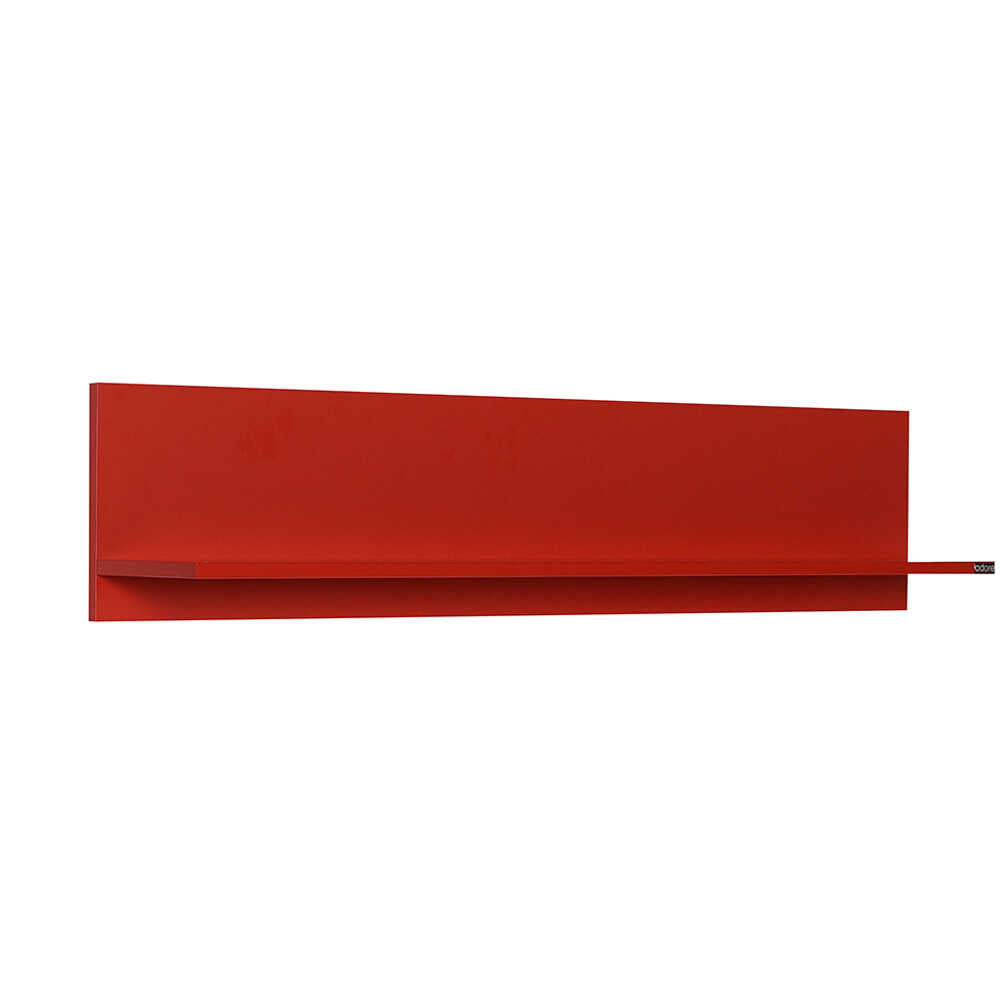 Ράφι τοίχου Deco κόκκινο 120x20x25 RAF-11-KK-1