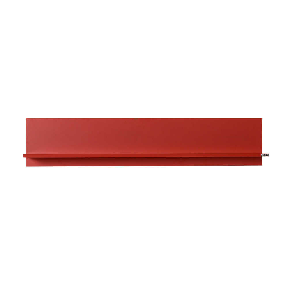 Ράφι τοίχου Deco κόκκινο 120x20x25 RAF-11-KK-1