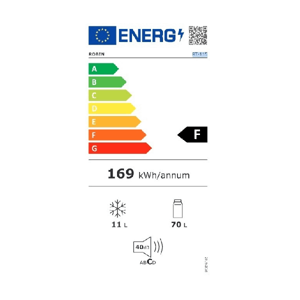 <h2>ROBIN RT-115 ΨΥΓΕΙΟ ΜΟΝΟΠΟΡΤΟ Υ84XΠ48XΒ50ΕΚ. ΛΕΥΚΟ</h2>
<div class="spec-details">
<h3>Βασικά Χαρακτηριστικά</h3>
<dl>
 	<dt>Τύπος</dt>
 	<dd>Mini Bar</dd>
</dl>
<div class="tooltip-container explanation-icon-container light-theme right" role="presentation"></div>
<dl>
 	<dt>Συνολική Χωρητικότητα</dt>
 	<dd>81 lt</dd>
</dl>
<div class="tooltip-container explanation-icon-container light-theme right" role="presentation"></div>
<dl>
 	<d