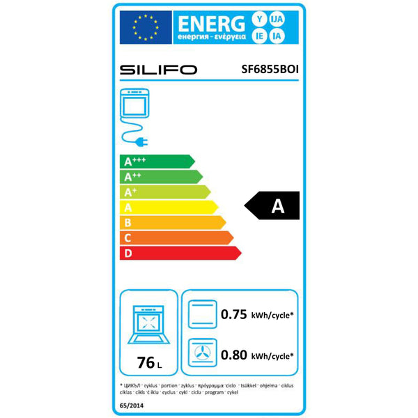 Σετ SILIFO SF6855BOI & SF6821HV4 Φούρνος 76lt & Κεραμική Εστία 90147