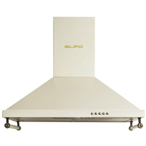 SILIFO SF6651 Απορροφητήρας Καμινάδα 60cm Μπεζ (4 Έτη Εγγύηση)