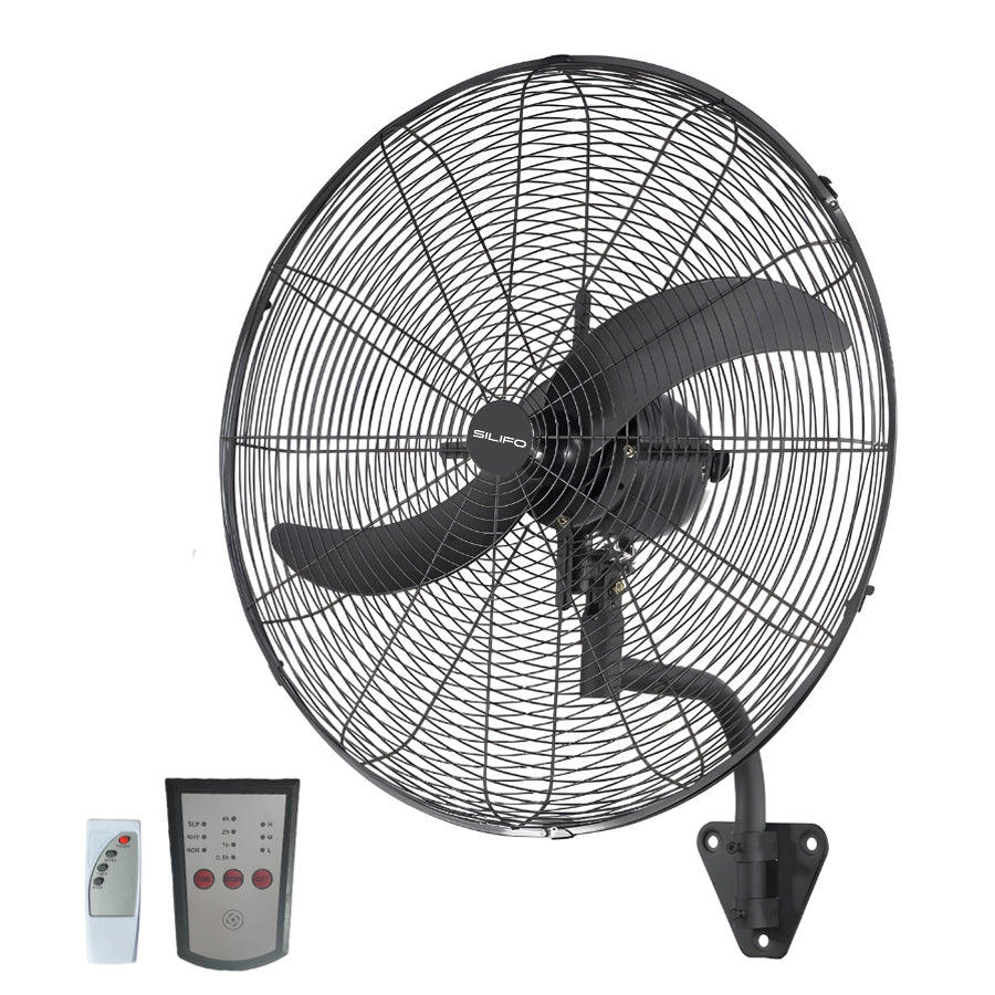 SILIFO SF3050 Επαγγελματικός Ανεμιστήρας Επιτοίχιος 140W 50cm με Τηλεχειριστήριο