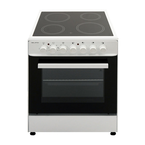 SILIFO SF6124CFVW Κεραμική Κουζίνα 60cm με 4 Ζώνες Λευκό