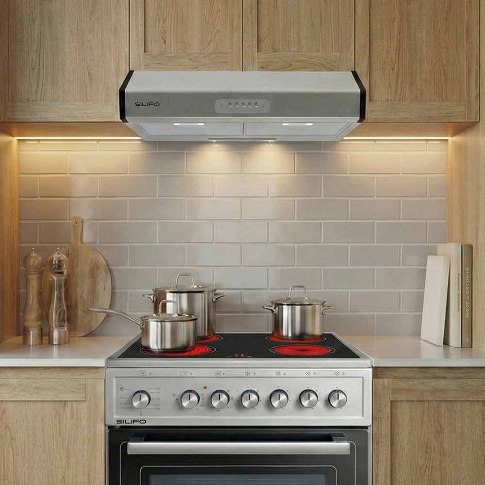 SILIFO SF6163 Κεραμική Κουζίνα 60cm Inox με 9 Λειτουργίες