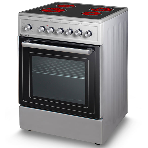 SILIFO SF6163 Κεραμική Κουζίνα 60cm Inox με 9 Λειτουργίες