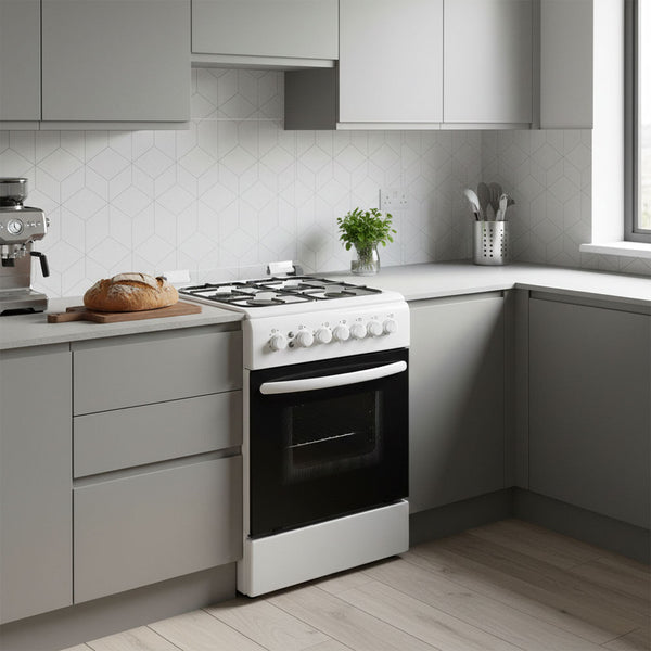 SILIFO SF6195 Κουζίνα Υγραερίου 65lt 60cm Λευκή (4 Έτη Εγγύηση)
