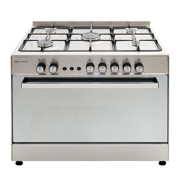 SILIFO SF6198CFGI Κουζίνα Υγραερίου 90cm Inox