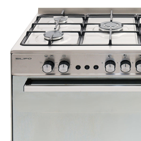 SILIFO SF6198CFGI Κουζίνα Υγραερίου 90cm Inox