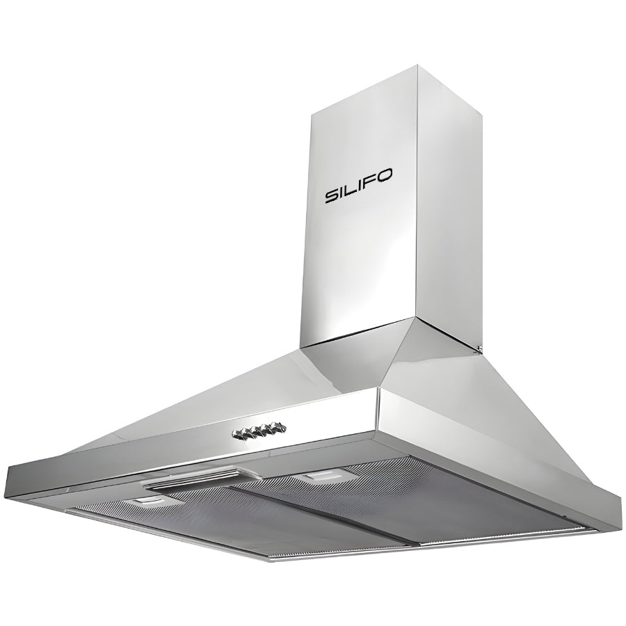 SILIFO SF6619 Απορροφητήρας Καμινάδα 60cm Inox (4 Έτη Εγγύηση)