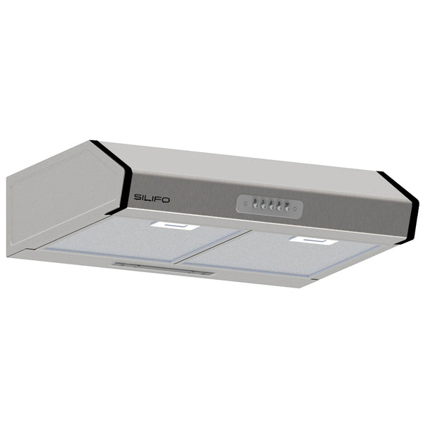 SILIFO SF6683 Απορροφητήρας Ελεύθερος 60cm Inox 2 Μοτέρ (4 Έτη Εγγύηση)