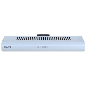 SILIFO SF6710ACW Απορροφητήρας Ελεύθερος 60cm Λευκό 2 Μοτέρ (4 Έτη Εγγύηση)