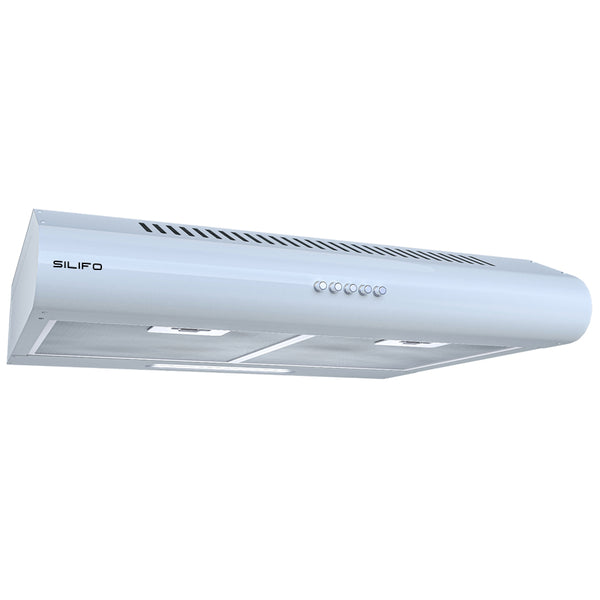 SILIFO SF6710ACW Απορροφητήρας Ελεύθερος 60cm Λευκό 2 Μοτέρ (4 Έτη Εγγύηση)